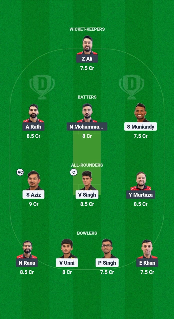 MAS vs HK Dream11 Prediction Fantasy Cricket Tips Dream11 Team Malaysia T20I Tri-Series 2025 