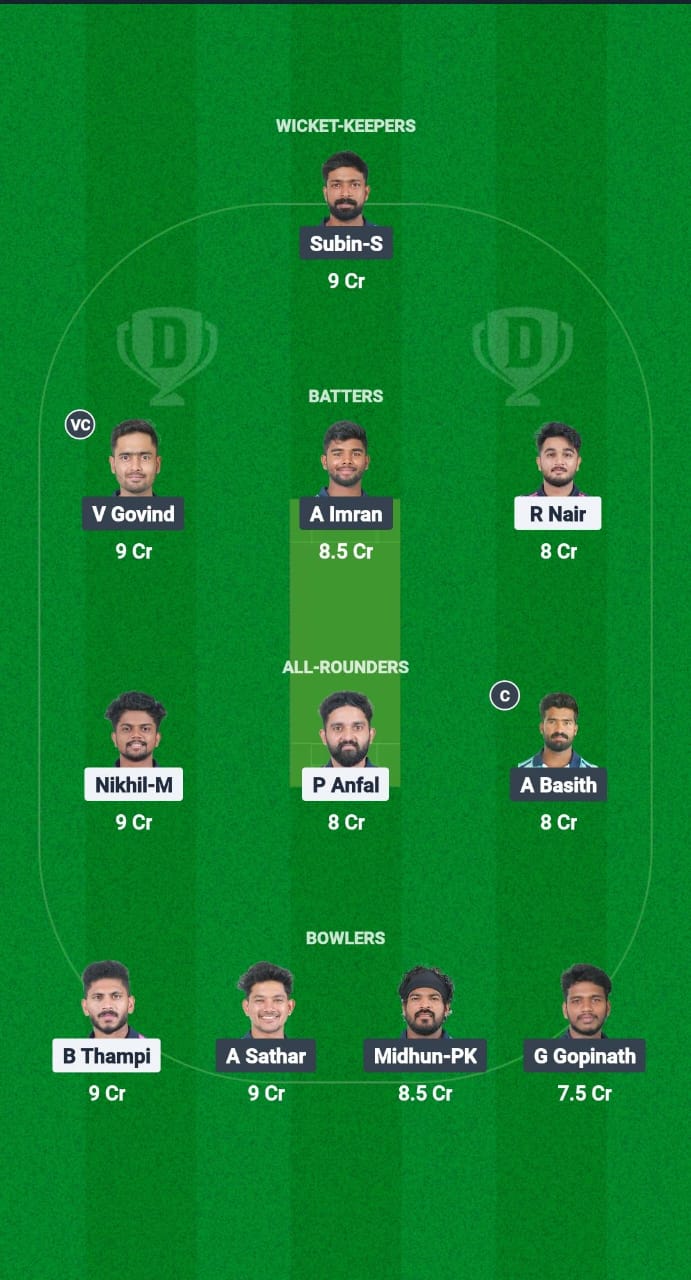 TIG vs PAN Dream11 Prediction Fantasy Cricket Tips Dream11 Team KCA Presidents Cup T20 2025 