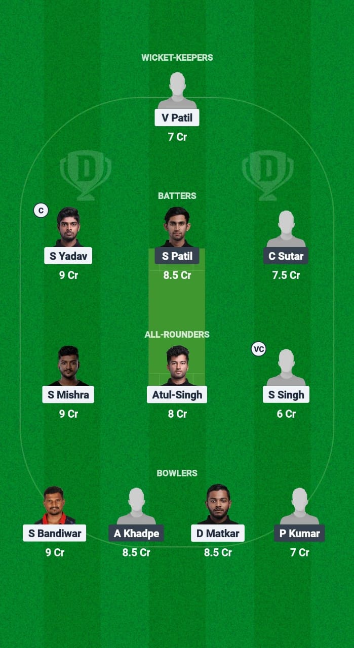 VAW vs BEB Dream11 Prediction Fantasy Cricket Tips Dream11 Team Navi Mumbai Premier League T20 2025 