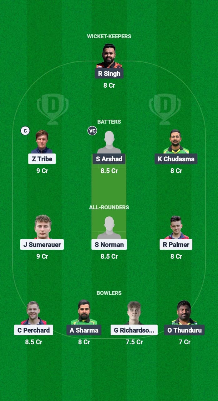 FAR vs LJU Dream11 Prediction Fantasy Cricket Tips Dream11 Team European T10 Cricket League 2025 