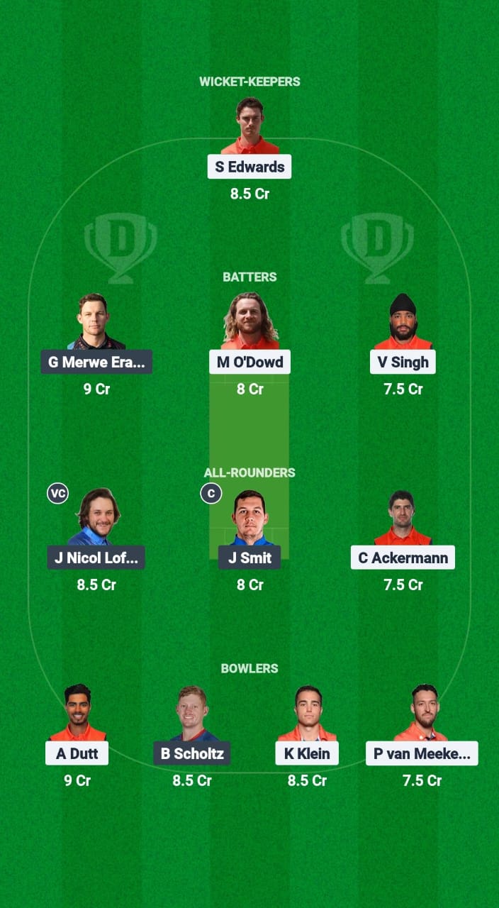 NED vs NAM Dream11 Prediction Fantasy Cricket Tips Dream11 Team ICC CWC League 2 ODI 2023-27 