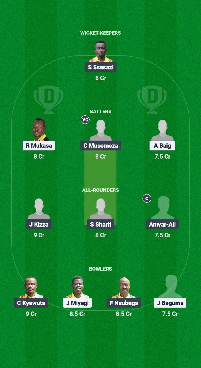 RBY vs EMD Dream11 Prediction Fantasy Cricket Tips Dream11 Team Uganda T20 2025 