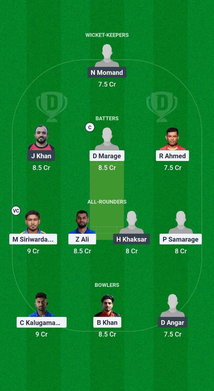 RCC vs BEV Dream11 Prediction Fantasy Cricket Tips Dream11 Team European T10 Cricket League 2025 