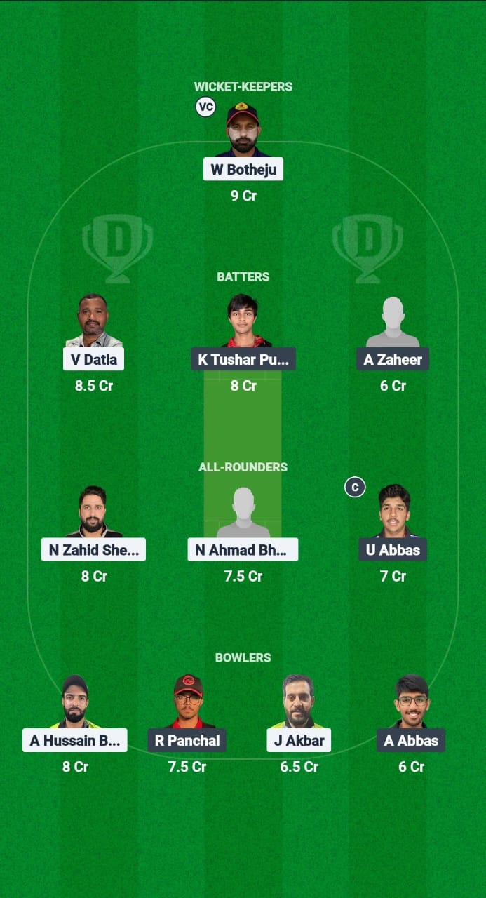 FEK vs THN Dream11 Prediction Fantasy Cricket Tips Dream11 Team Kuwait T10 ARS Ramadan Trophy 2025 