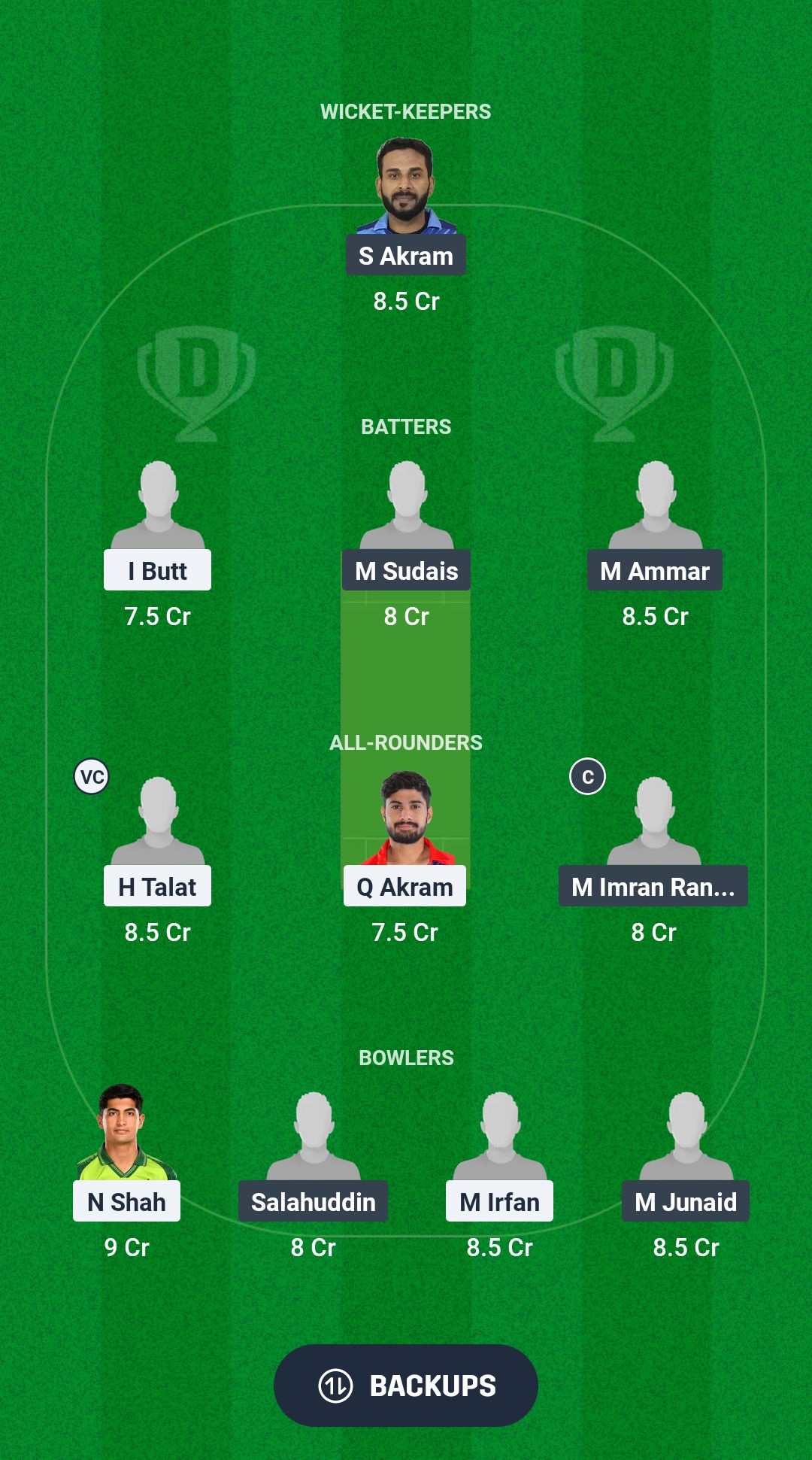 LB vs BHW Dream11 Prediction Fantasy Cricket Tips Dream11 Team Pakistan Domestic Cup T20 2025 