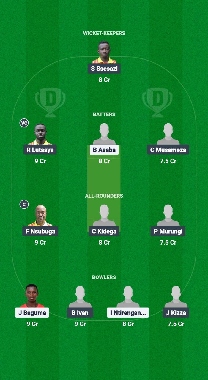 RBY vs EMD Dream11 Prediction Fantasy Cricket Tips Dream11 Team Uganda T20 2025 