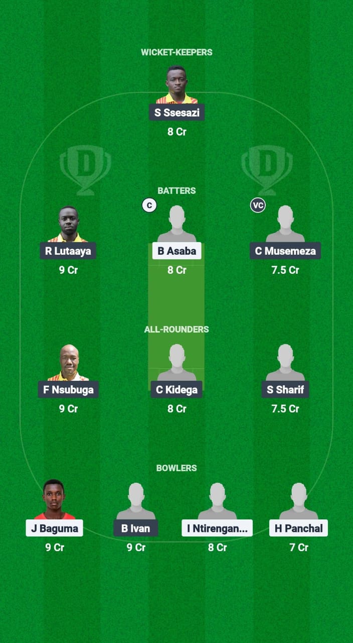 RBY vs EMD Dream11 Prediction Fantasy Cricket Tips Dream11 Team Uganda T20 2025 