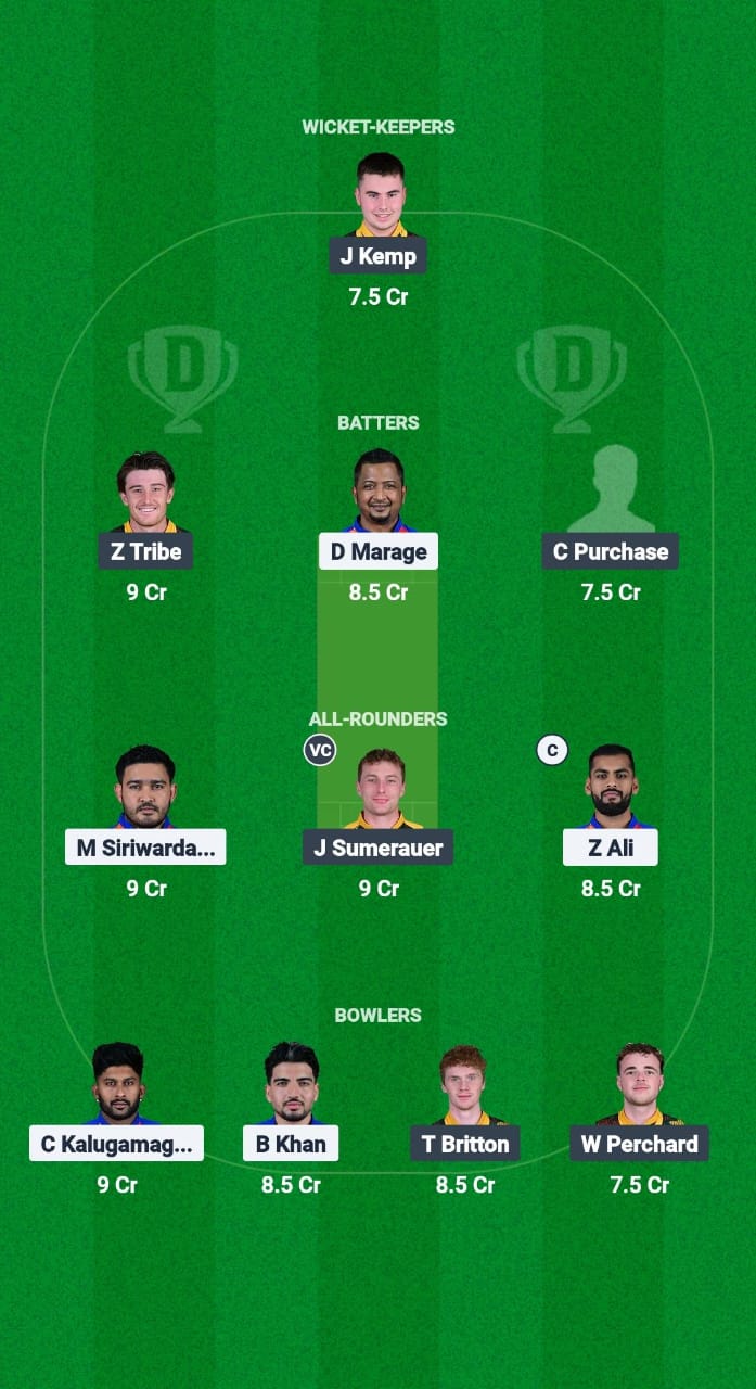 RCC vs FAR Dream11 Prediction Fantasy Cricket Tips Dream11 Team European T10 Cricket League 2025 