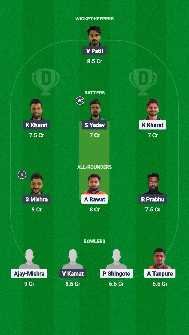 SAS vs VAW Dream11 Prediction Fantasy Cricket Tips Dream11 Team Navi Mumbai Premier League T20 2025 