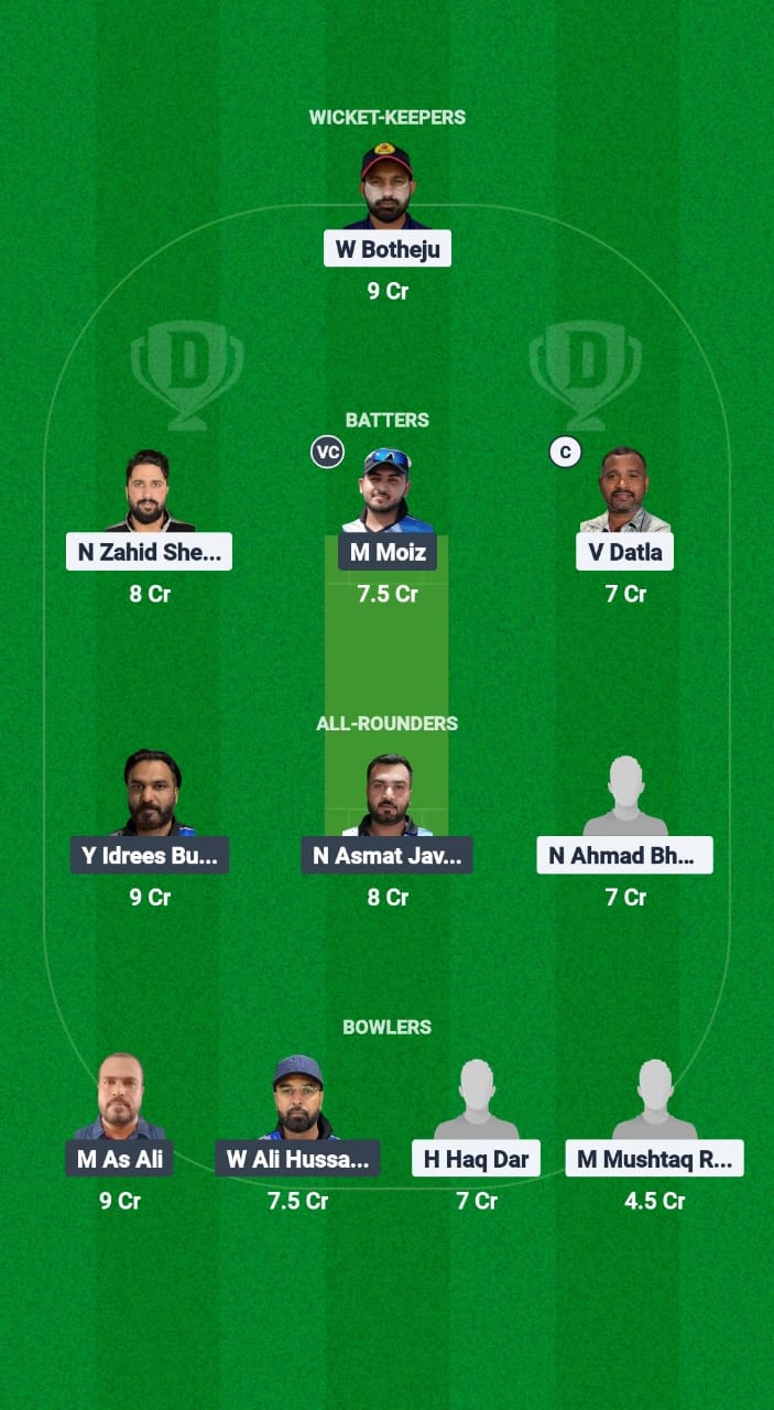 FEK vs MEC Dream11 Prediction Fantasy Cricket Tips Dream11 Team Kuwait T10 ARS Ramadan Trophy 2025 