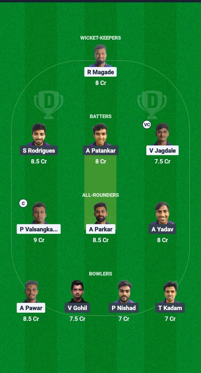 THT vs kot dream11 prediction fantasy cricket advice dream11 team navi mumbai premier league t20 2025 