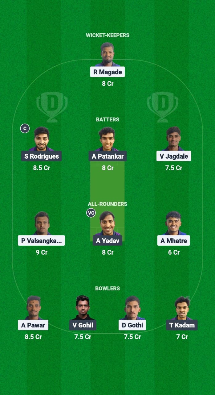 THT vs kot dream11 prediction fantasy cricket advice dream11 team navi mumbai premier league t20 2025 