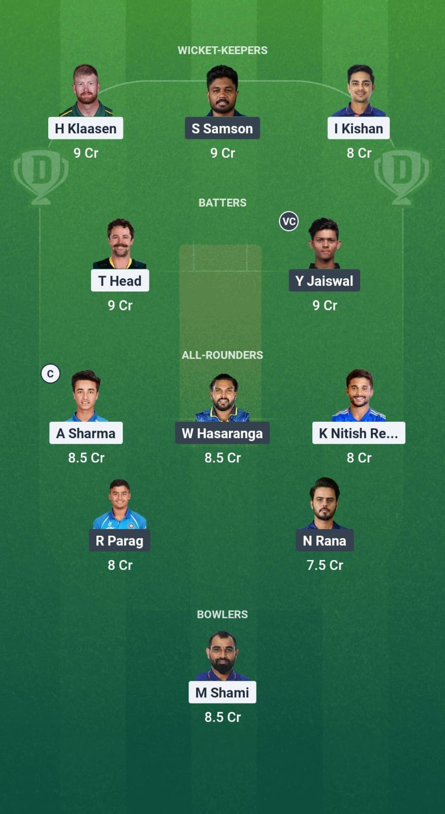 SRH vs RR Dream11 Prediction Fantasy Cricket Tips Dream11 Team IPL 2025 