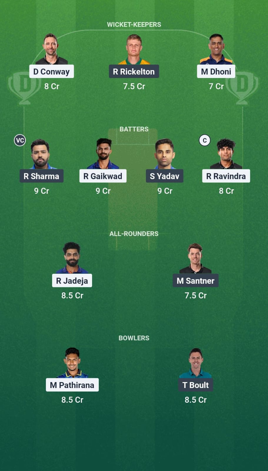 CSK vs MI Dream11 Prediction Fantasy Cricket Tips Dream11 Team IPL 2025 