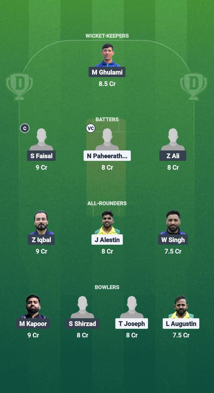 R94 vs I can Dream11 Prediction Fantasy Cricket Tips Dream11 Team Ecs T10 France 2025 