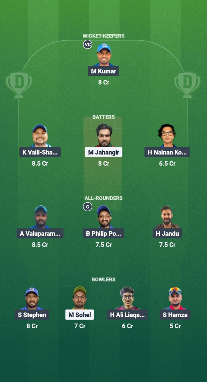 1000653257 GGL vs KRM Dream11 Prediction Fantasy Cricket Tips Dream11 Team Kuwait T10 Challengers League 2025