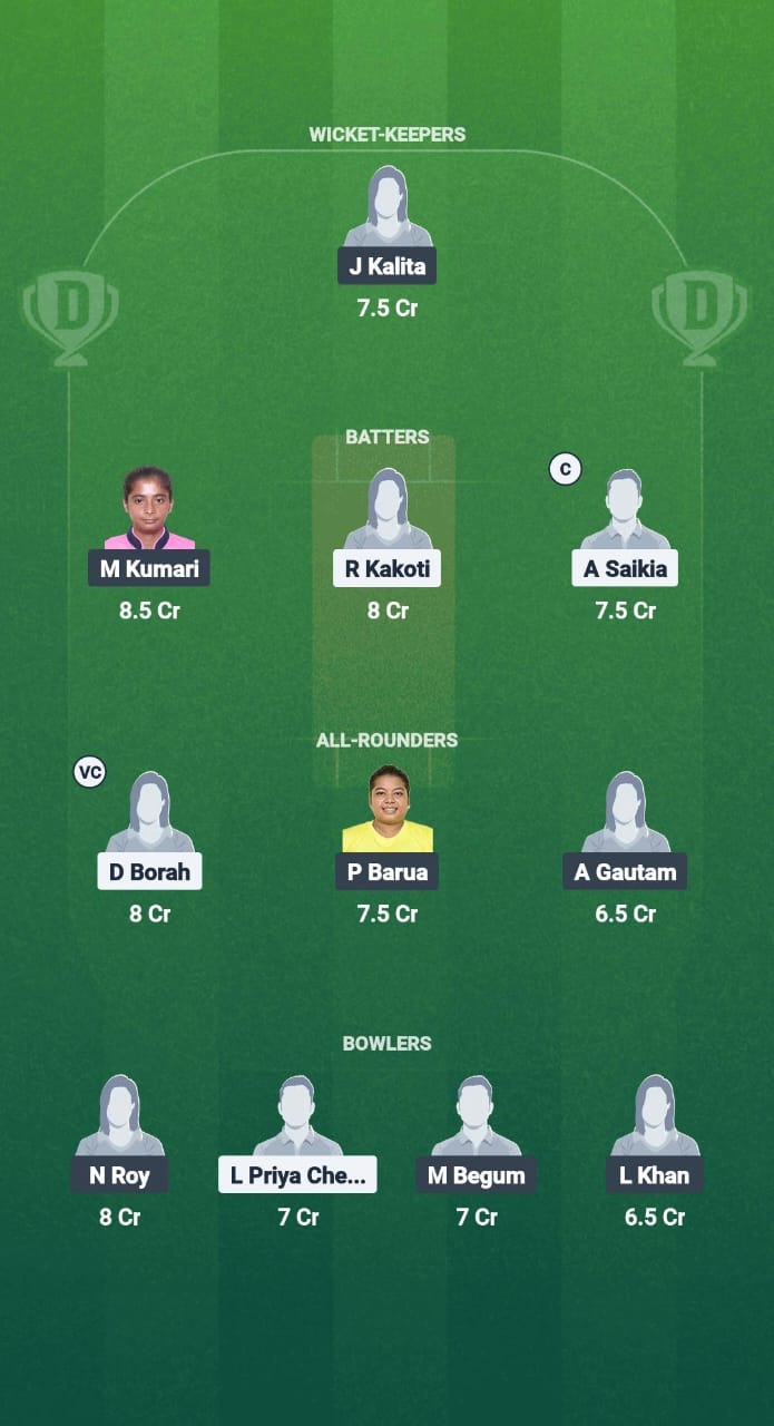 1000662439 RS-W vs SG-W Dream11 Prediction Fantasy Cricket Tips Dream11 Team Guwahati Women's T20 2025