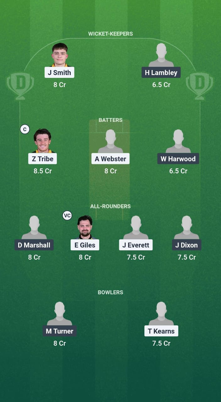 SSP VS YCC Dream11 Prediction Fantasy Cricket Tips Dream11 Team Ecs T10 Jersey 2025 
