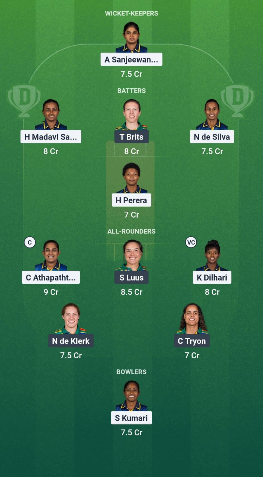 1000666459 SL-W vs SA-W Dream11 Prediction Fantasy Cricket Tips Dream11 Team Women's ODI Tri-Series 2025
