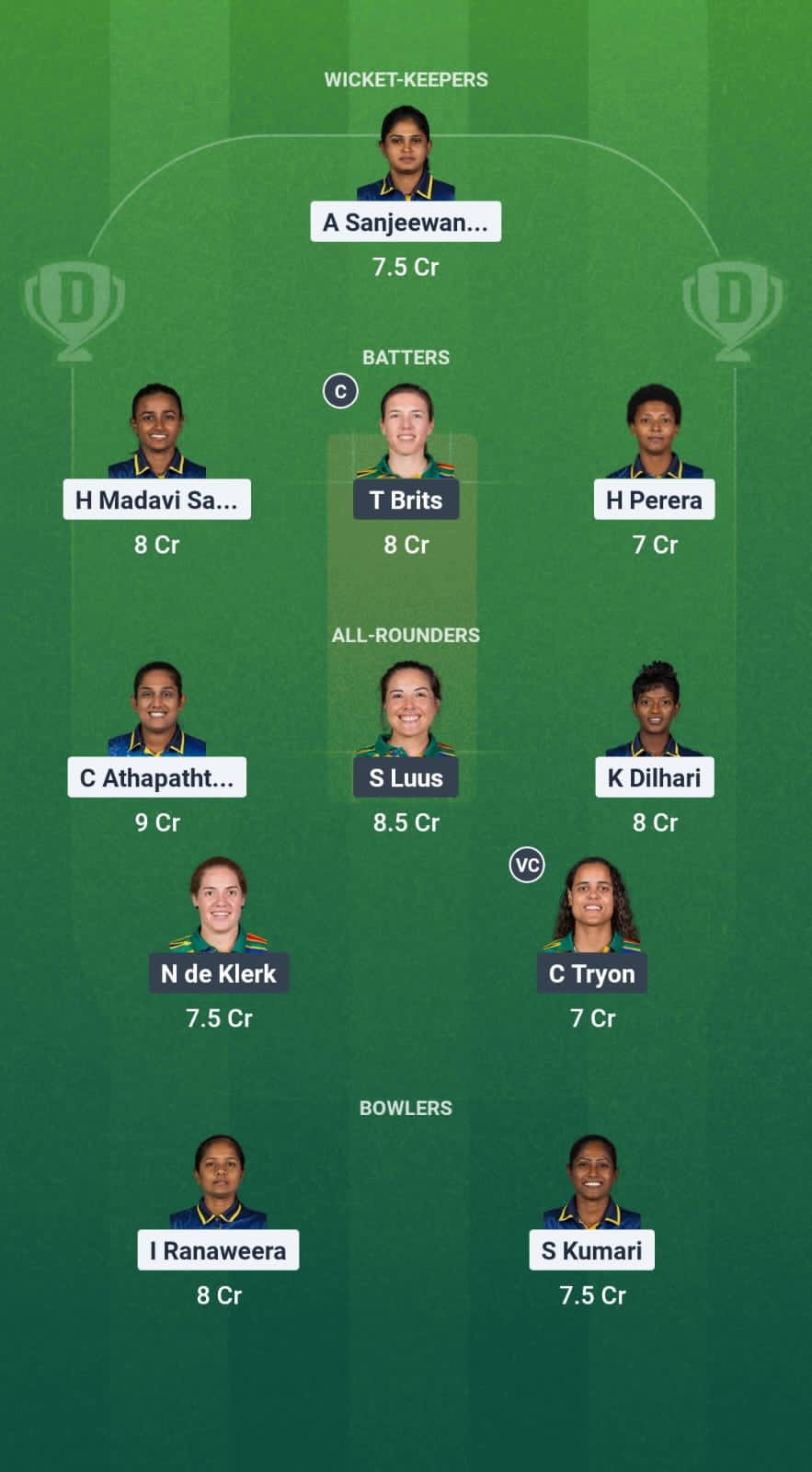 1000666462 SL-W vs SA-W Dream11 Prediction Fantasy Cricket Tips Dream11 Team Women's ODI Tri-Series 2025