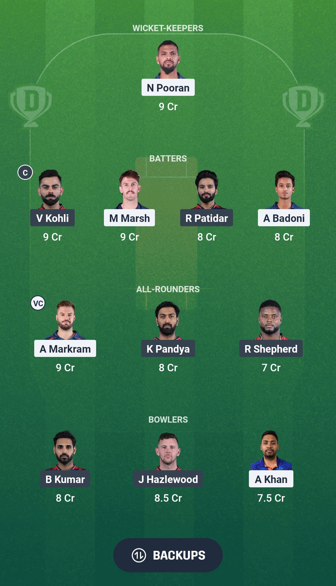 LSG VS RCB Dream11 Prediction Fantasy Cricket Dream Tip11 TEAM IPL 2025 