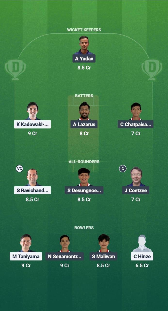 1000668062 JPN vs TL Dream11 Prediction Fantasy Cricket Tips Dream11 Team Japan T20I Tri-Series 2025