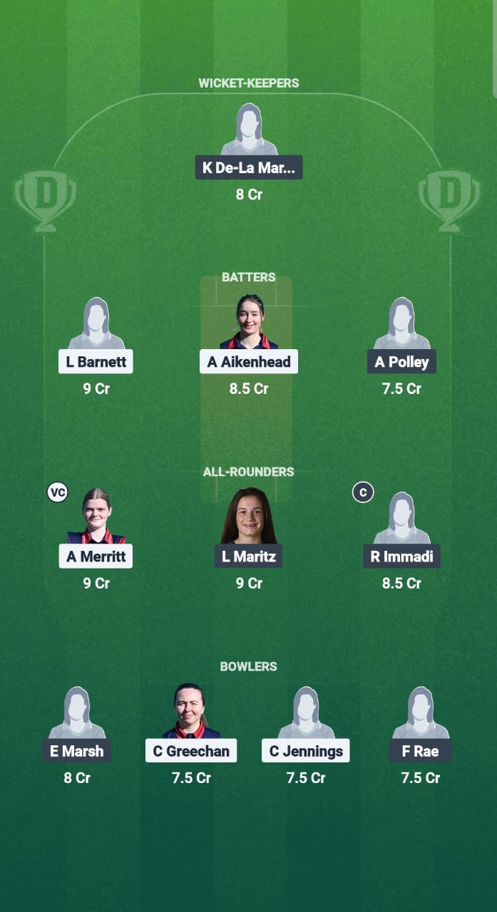 1000669189 WT-W vs MCC-W Dream11 Prediction Fantasy Cricket Tips Dream11 Team ECS-W T10 Jersey 2025