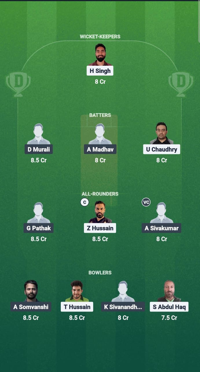 1000671331 SSD vs hsg Dream11 prediction Chikat Tips Dream11 Team Ec T10 Sweden 2025