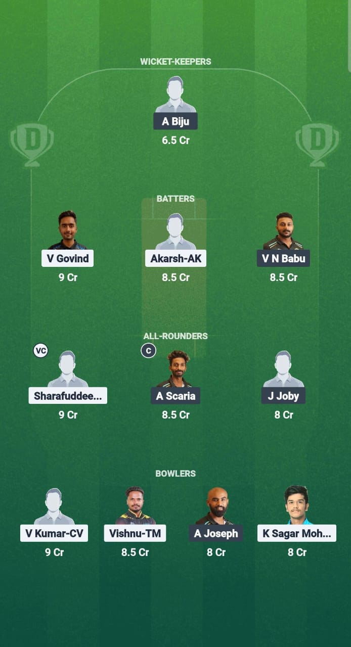 1000674765 TRI vs IDK Dream11 Prediction Fantasy Cricket Tips Dream11 Team Kerala T20 Men's Challenger Trophy 2025