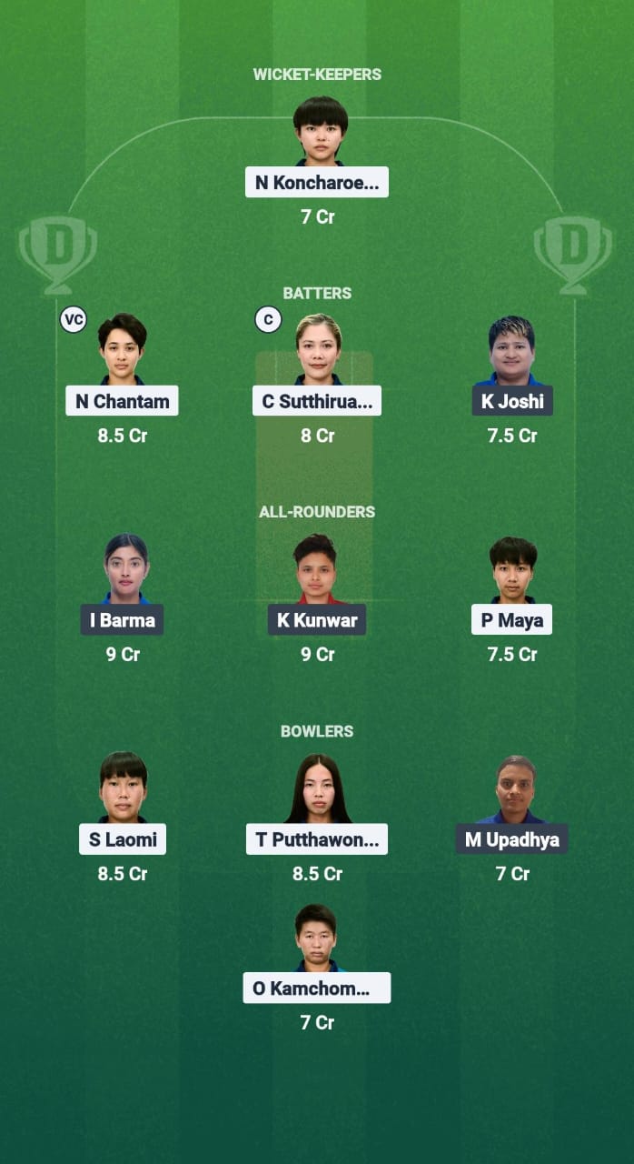1000676315 TL-W vs NP-W Dream11 التنبؤ Fantage Clicket Consult Dream11 Team ICC Women's T20 WC Asia Cynside 2025