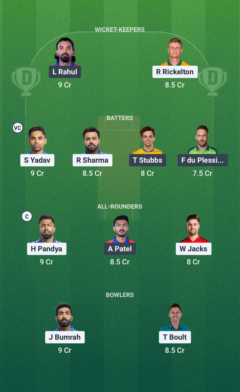 1000677457 Mi Vs DC DREAM11 predict