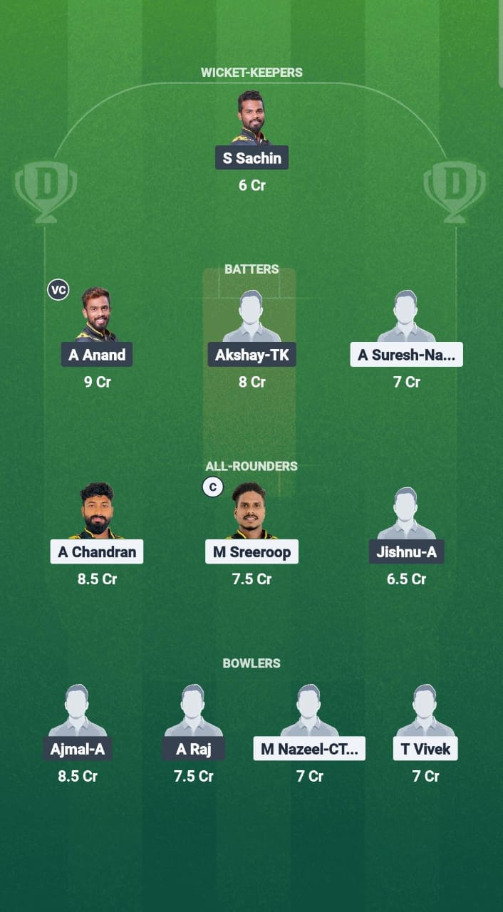 1000678740 KAN vs PAL Dream11 Prediction Fantasy Cricket Tips Dream11 Team Kerala T20 Men's Challenger Trophy 2025