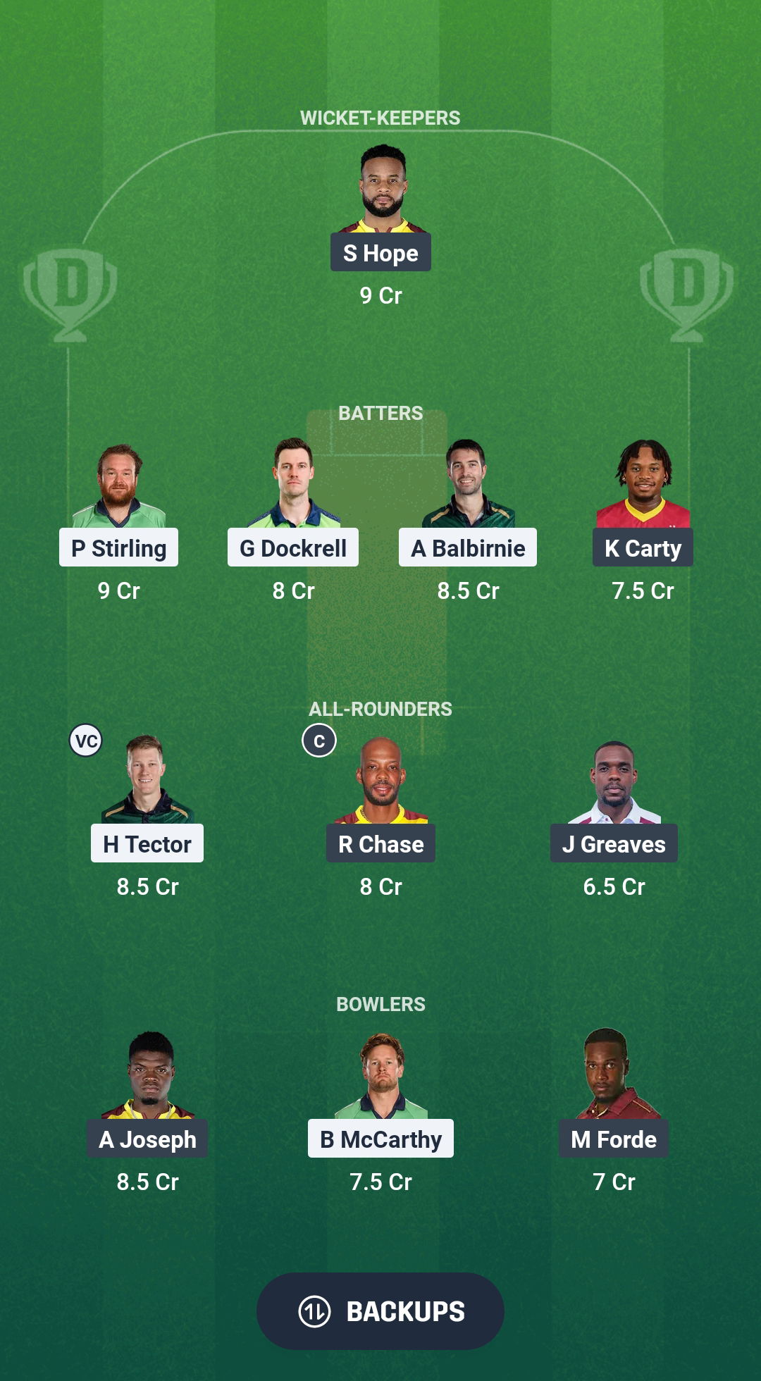 1000680611 IRE vs WI Dream11 Prediction Fantasy Cricket Tips Dream11 Team West Indies Tour of Ireland 2025