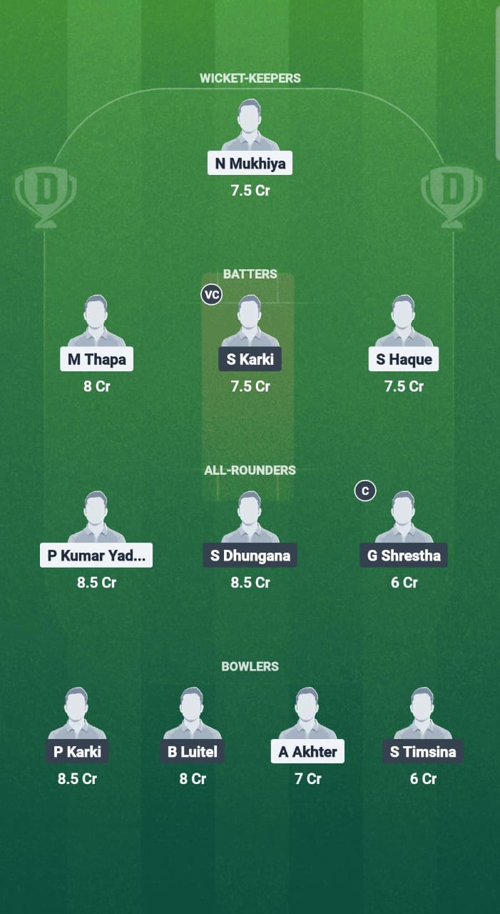 1000680854 ULH vs KPL Dream11 Prediction Fantasy Cricket Tips Dream11 Team Nepal T10 2025