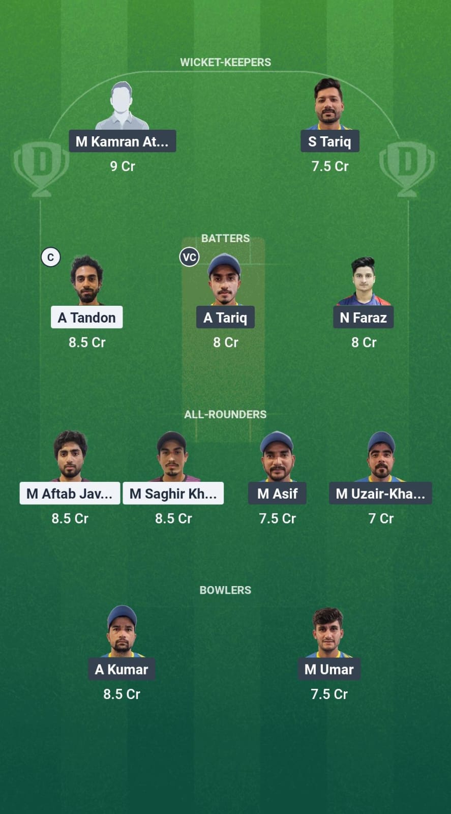 AJM vs EMB Dream11 Prediction Fantasy Cricket Tips Dream11 Team Emirates D10 2025 