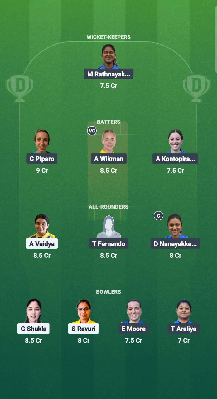 SWE-W vs ITA-W Dream11 Prediction Fantasy Cricket Tips Dream11 Team ICC Women's T20 WC Europe Qualifier Div 2 2025 