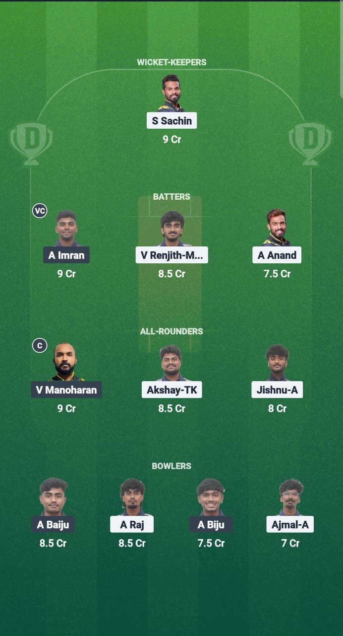 1000686854 PAL vs CDS Dream11 Prediction Fantasy Cricket Tips Dream11 Team Kerala T20 Men's Challenger Trophy 2025