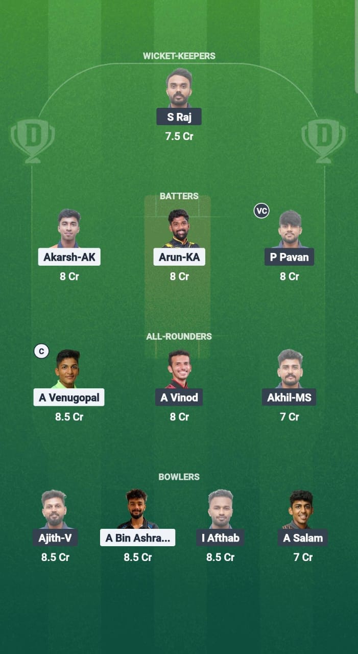 Tri vs erl dream11 Forecast Fantasy cricket tips DREAM11 TEAM Kerina T20 Men's Challenger Trofhy 2025 