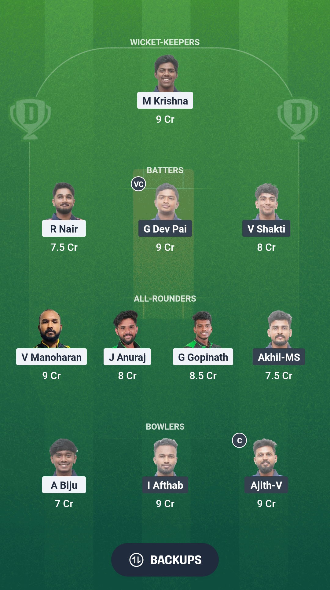 1000689130 CDS vs ERL Dream11 Prediction Fantasy Cricket Tips Dream11 Team Kerala T20 Men's Challenger Trophy 2025
