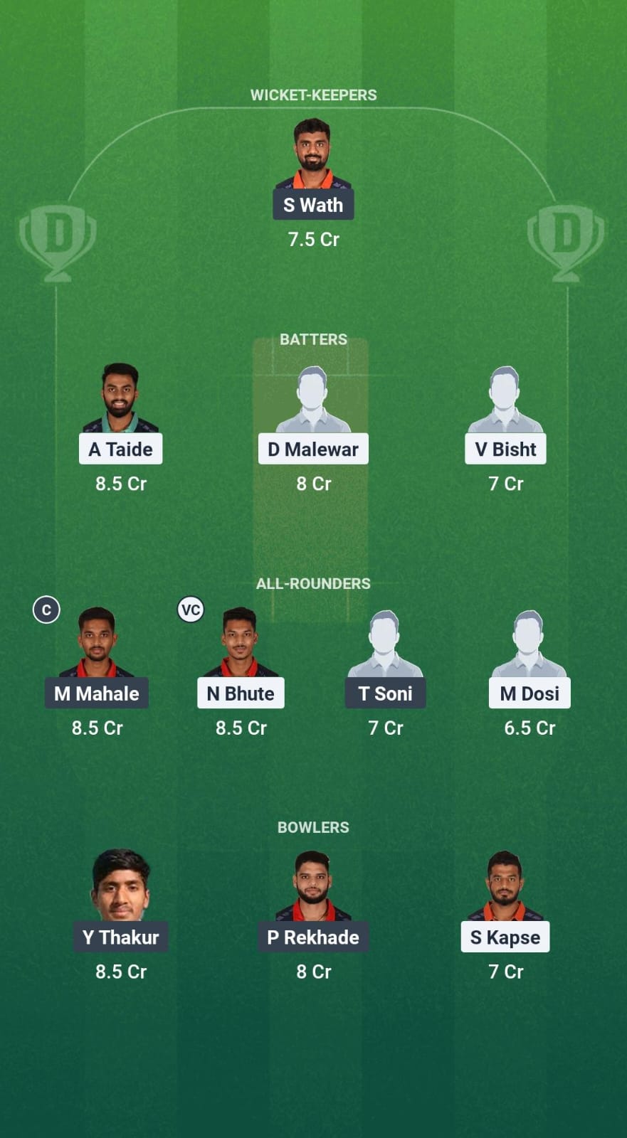 1000697140 BHR vs NAH Dream11 Prediction Fantasy Cricket Tips Dream11 Team Vidarbha Pro T20 League 2025