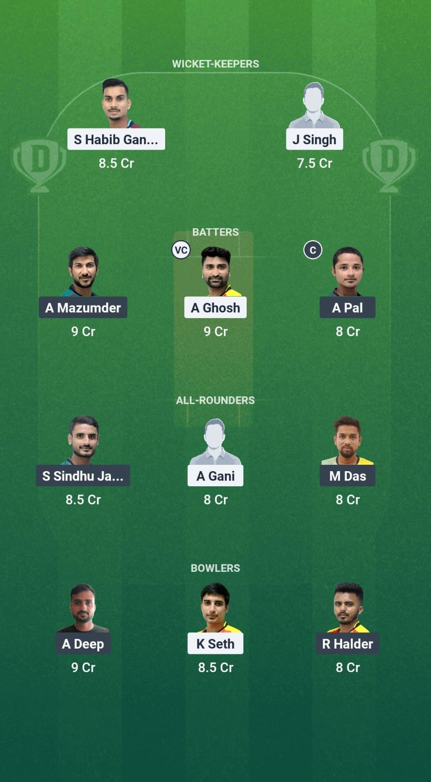 1000698193 AHW vs SSS Dream11 Prediction Fantasy Cricket Tips Dream11 Team Bengal Pro T20 League 2025