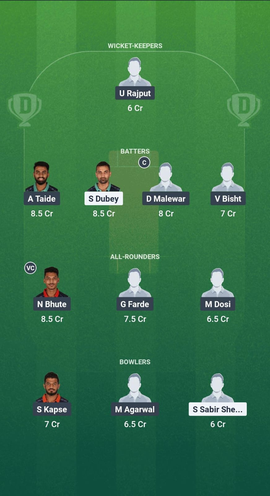 1000698711 NAT vs BHR Dream11 Prediction Fantasy Cricket Tips Dream11 Team Vidarbha Pro T20 League 2025