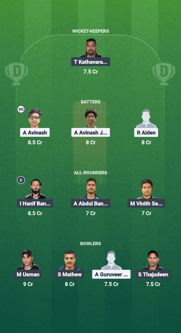 1000700054 THN vs LEX Dream11 Prediction Fantasy Cricket Tips Dream11 Team Kuwait T20 Challengers League B 2025