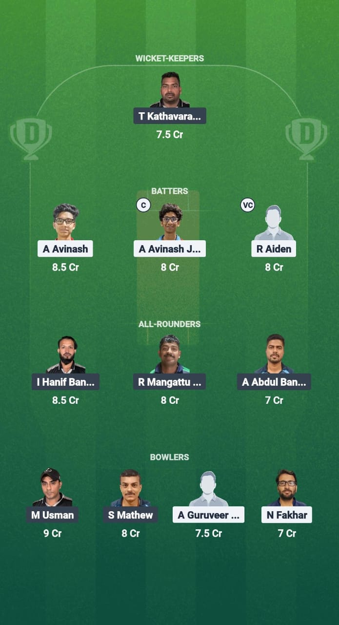 1000700057 THN vs LEX Dream11 Prediction Fantasy Cricket Tips Dream11 Team Kuwait T20 Challengers League B 2025