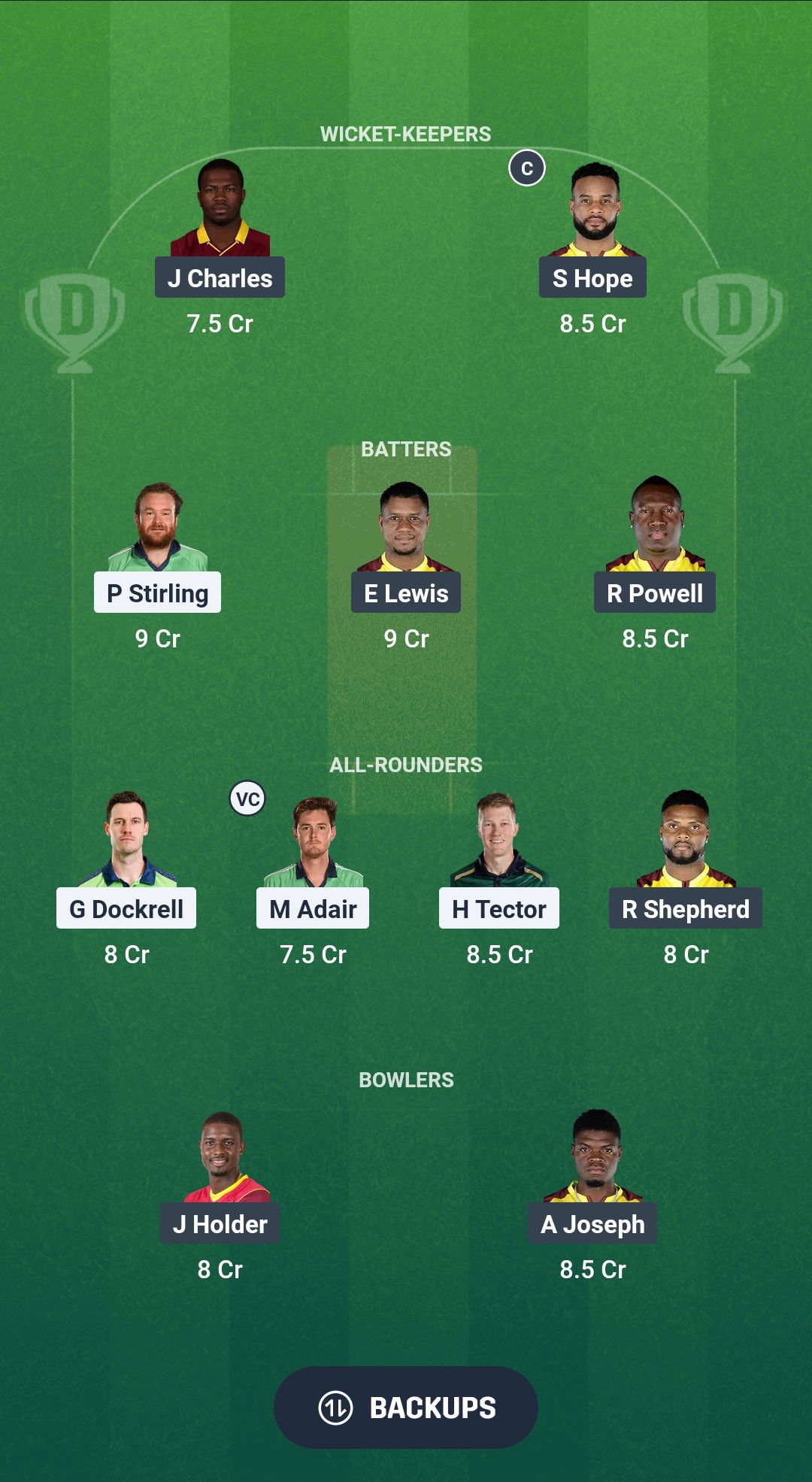 1000701030 Ire vs Wi Dream11 Fad Function Dream11 Team West Indies Tour of Ireland 2025