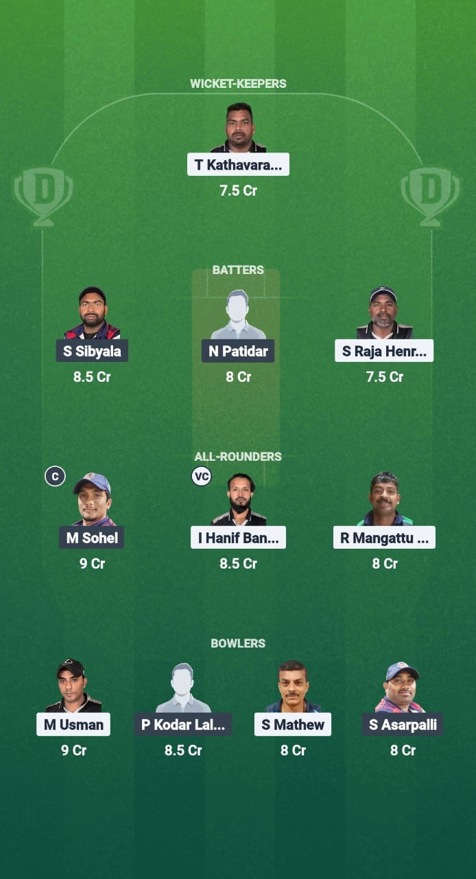 1000704026 LEX vs TGS Dream11 Prediction Fantasy Cricket Tips Dream11 Team Kuwait T20 Challengers League B 2025