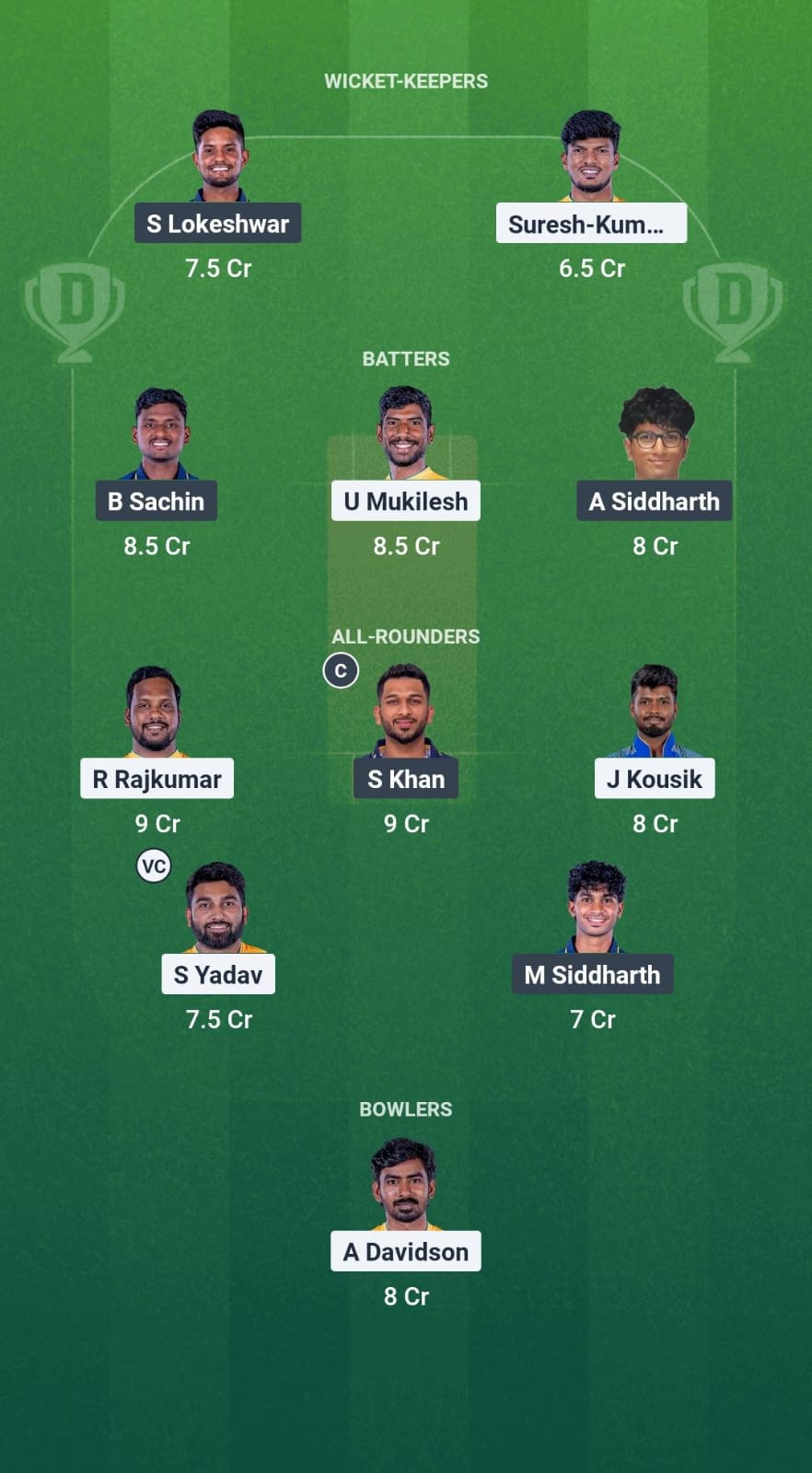 1000704178 TGC vs LKK Dream11 Prediction Fantasy Cricket Tips Dream11 Team TNPL T20 2025