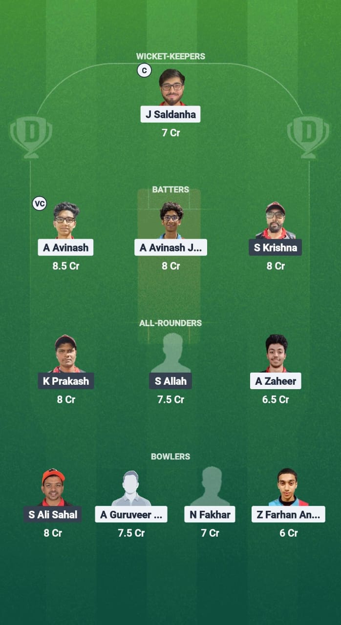 1000705277 THN vs THU-B Dream11 Prediction Fantasy Cricket Tips Dream11 Team Kuwait T20 Challengers League B T20 2025
