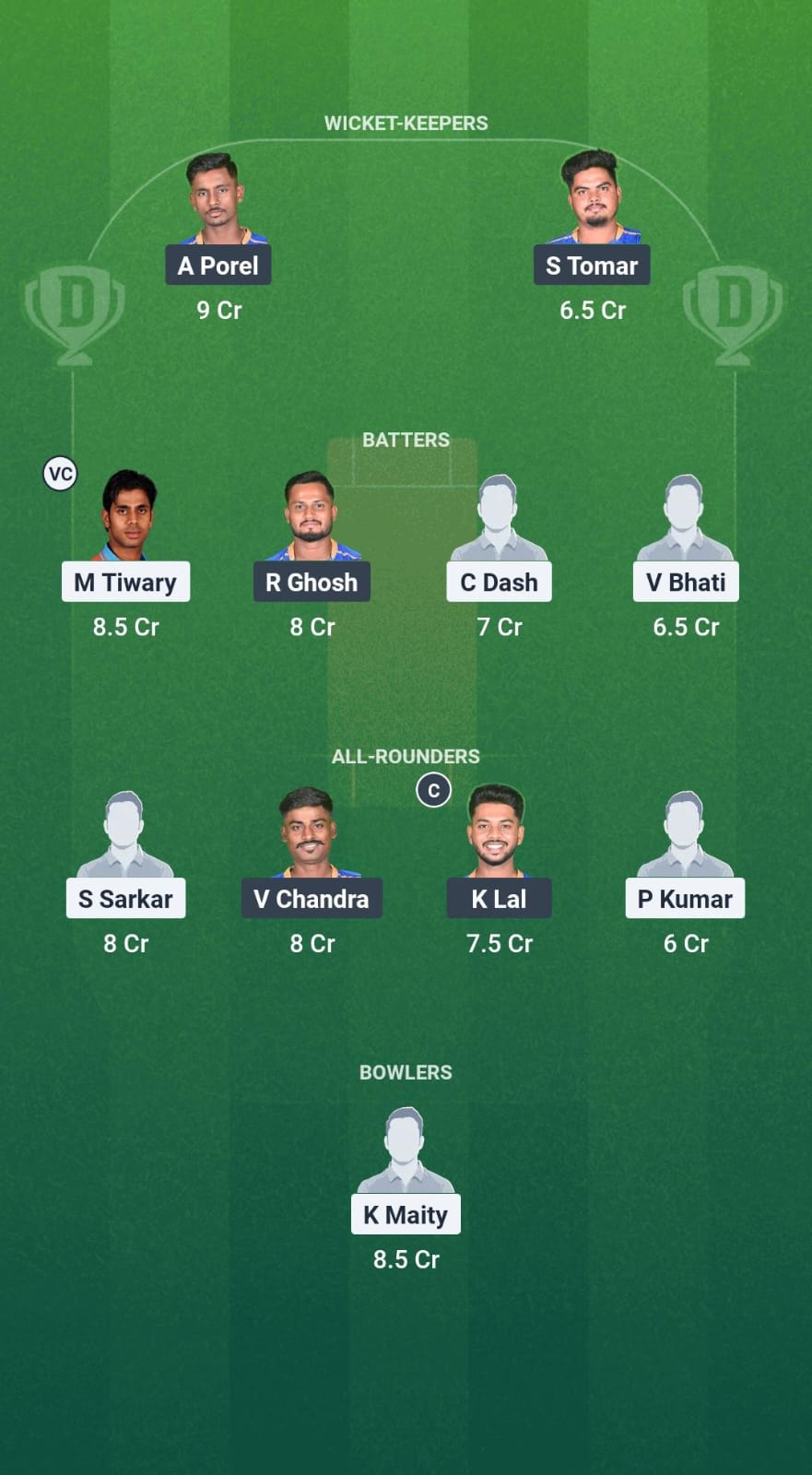 1000705324 HD vs LSKT Dream11 Prediction Fantasy Cricket Tips Dream11 Team Bengal Pro T20 League 2025