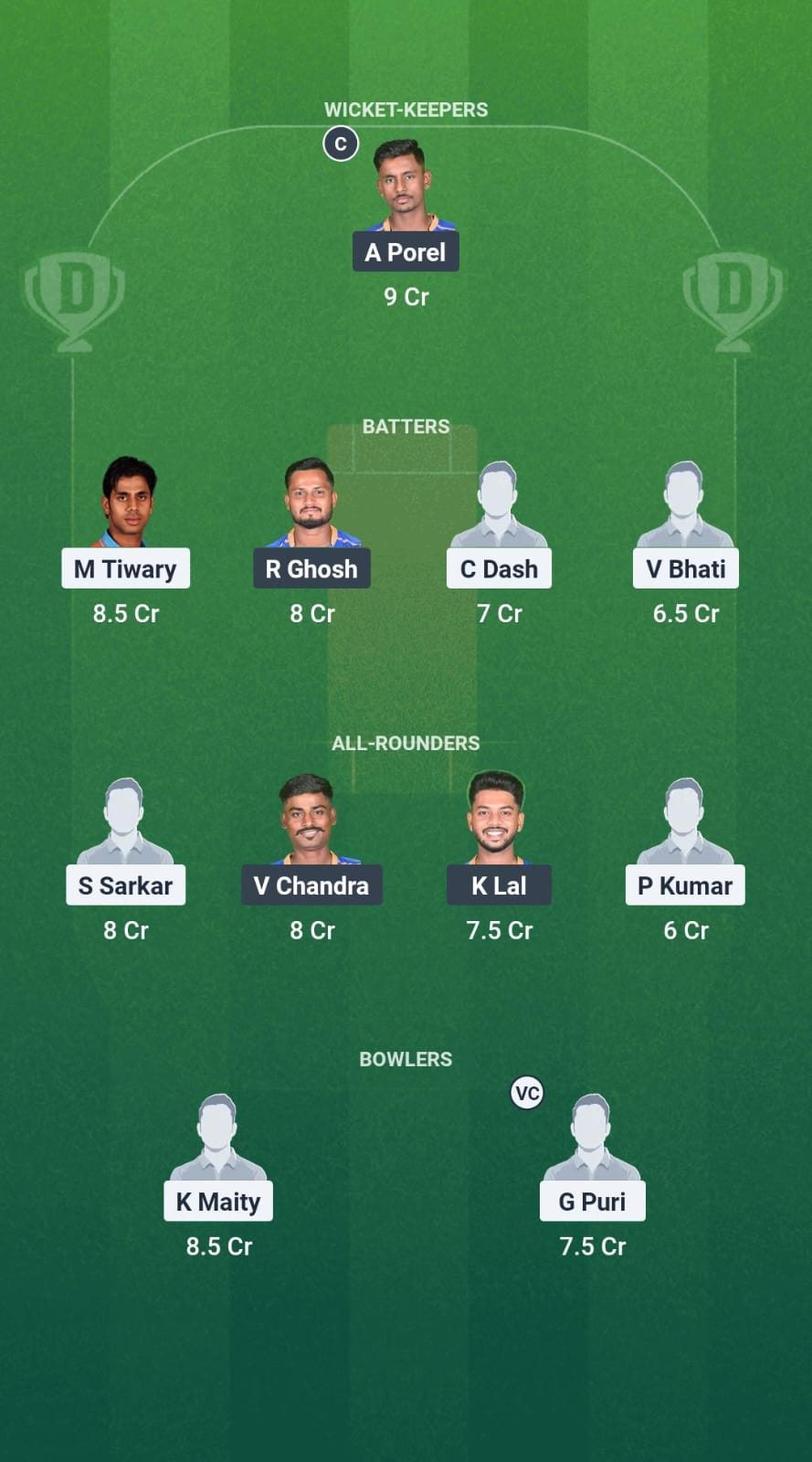 1000705327 HD vs LSKT Dream11 Prediction Fantasy Cricket Tips Dream11 Team Bengal Pro T20 League 2025